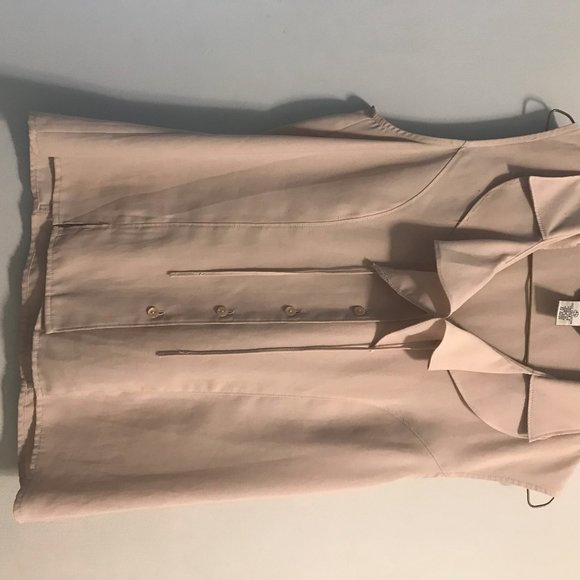 Cream Sleevless Top - Picture 2 of 4